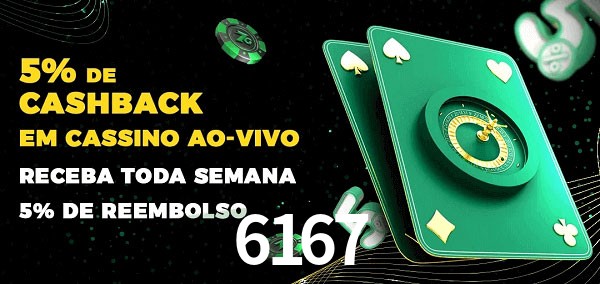 Promoções do cassino ao Vivo 6167